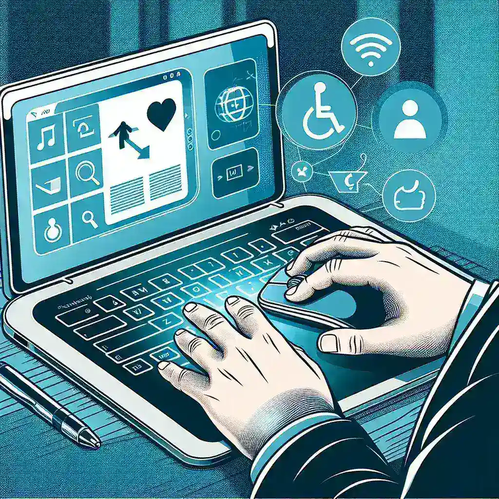 How a Wireless Trackpad Assists Visually Impaired Windows Users