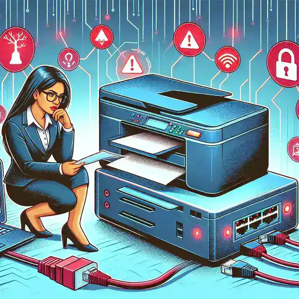 How do you troubleshoot connectivity problems with a print server?